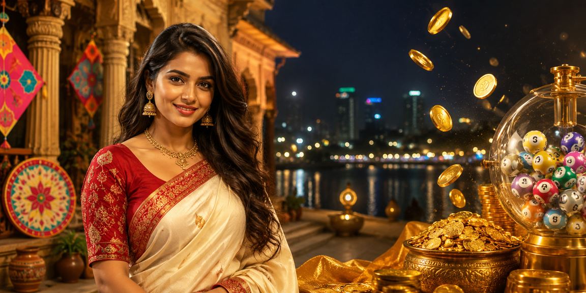 ঢাকায় পহেলা বৈশাখে অনলাইন লটারি উপভোগ করছেন একজন ব্যবহারকারী